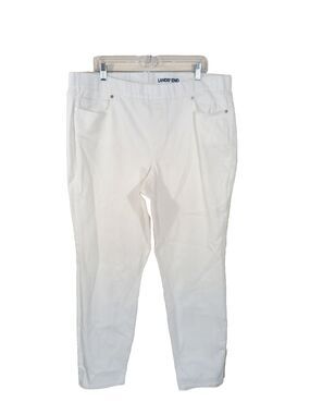 Lands’ End Women’s Plus Size Jeans Size 20W White